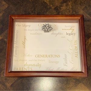 Wood box frame 11”x9”